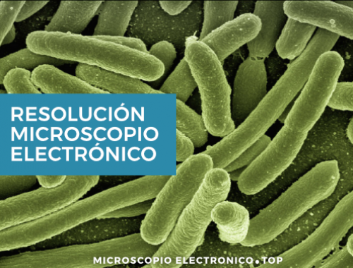 Resolución microscopio electrónico